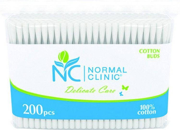 

Ватные палочки Normal Clinic 200 шт. В ПАКЕТЕ ZIP