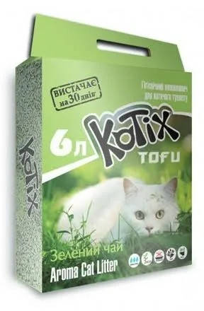 

Наповнювач д\кот KOTIX TOFU Green Tea, 6L
