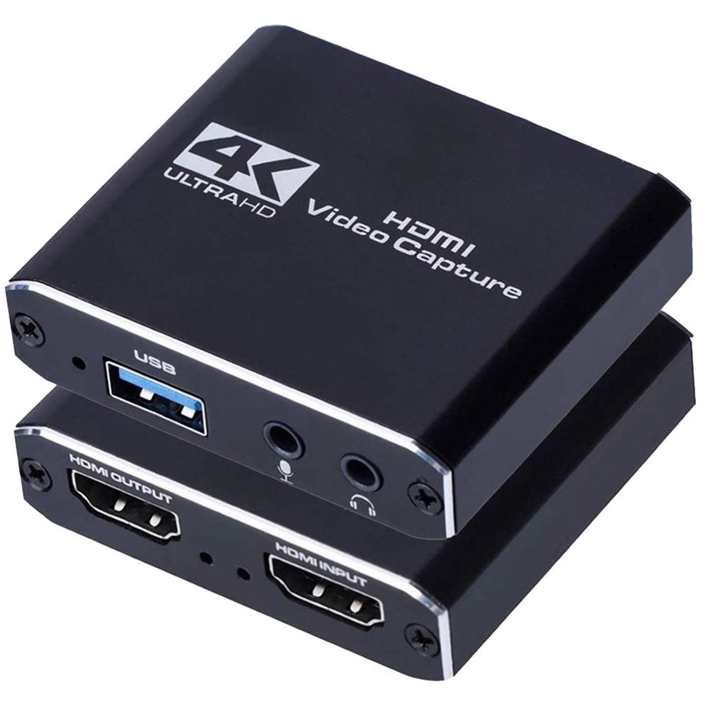 

Внешняя карта видеозахвата U&P Capture Card USB 3.0 VCC04 Black (4S-VCC04-BK)