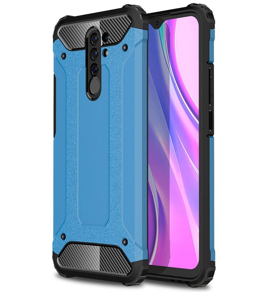 

Чехол Guard для Xiaomi Redmi 9 бампер противоударный Blue