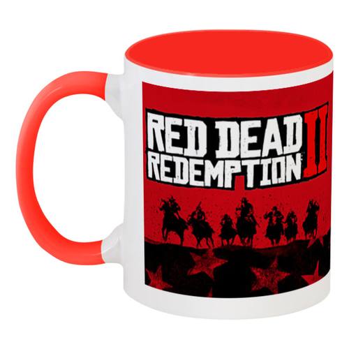 

Кружка Red Dead Redemption 2 (красная), Красный