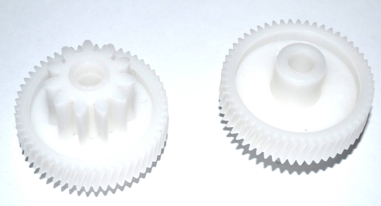 

Шестерня для мясорубки Delfa/Saturn/Vitek D=46mm/25mm,Z=54 (косых)/11 (прямых)