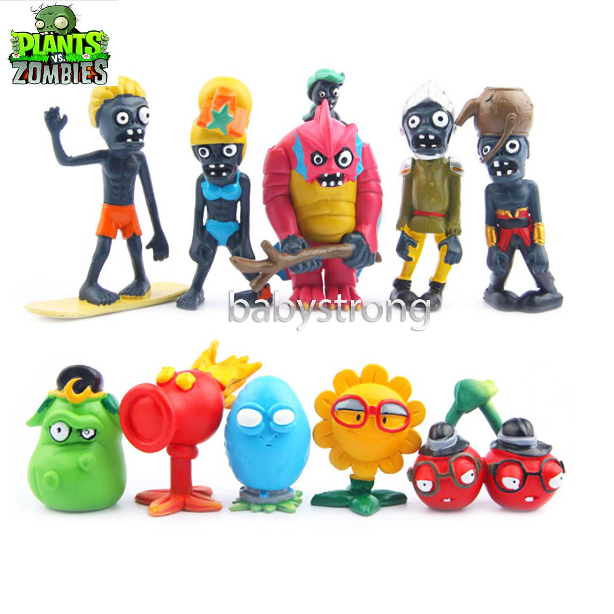 

Набор фигурок 10 шт Растения против зомби | Plants vs Zombies - игрушка