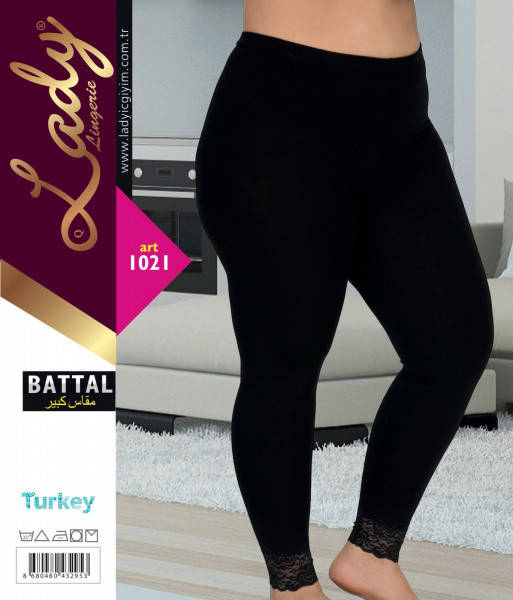 

Лосины женские больших размеровLADY LINGERIE 1021, Черный