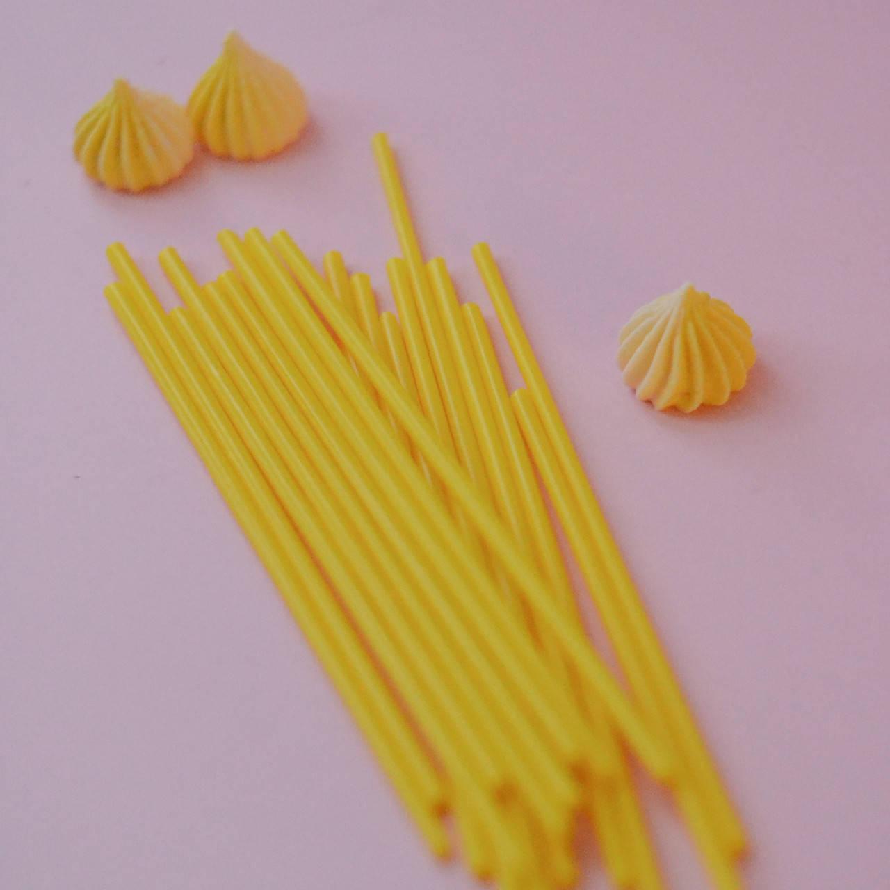 

Палочки для кейк-попсов (желтые), 50шт.
