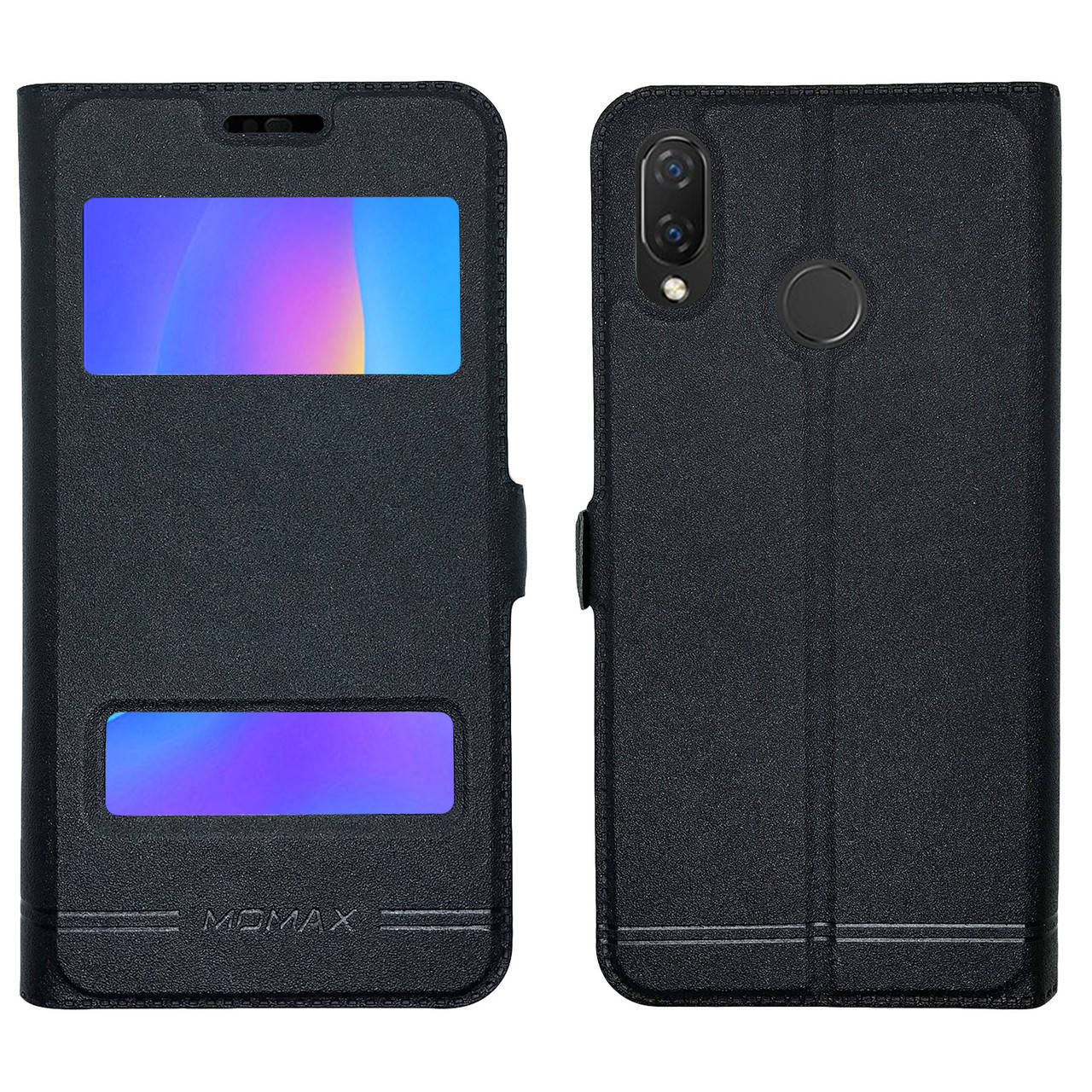 

Чехол книжка Momax для Huawei P Smart+ Black, Черный