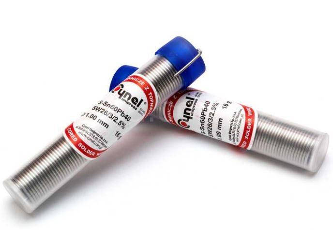 

Припой 1.0mm/3m Cynel в колбе Sn60Pb40 Flux 2% (ПОС-60Ф) (16грамм). 1 шт.
