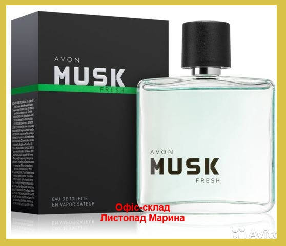 

ТУАЛЕТНАЯ ВОДА AVON MUSK FRESH 75 МЛ