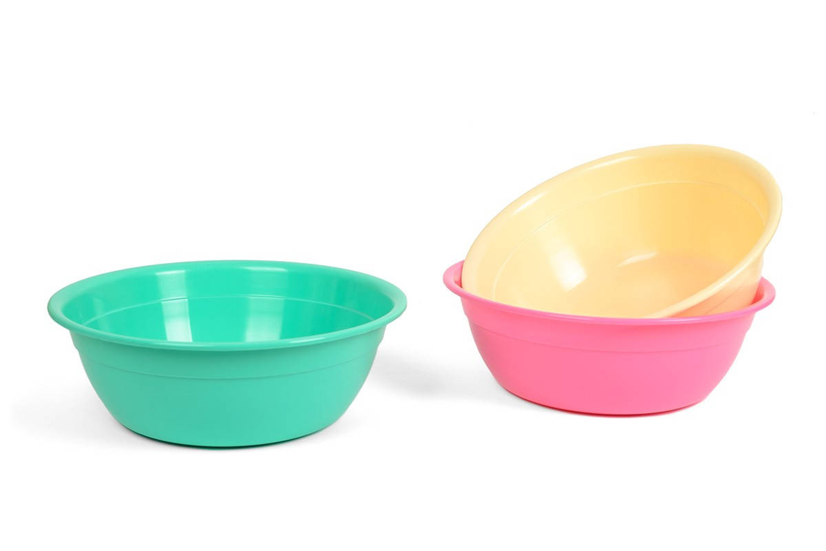 

Миска пищевая пластмассовая, 2.5л, Разные цвета