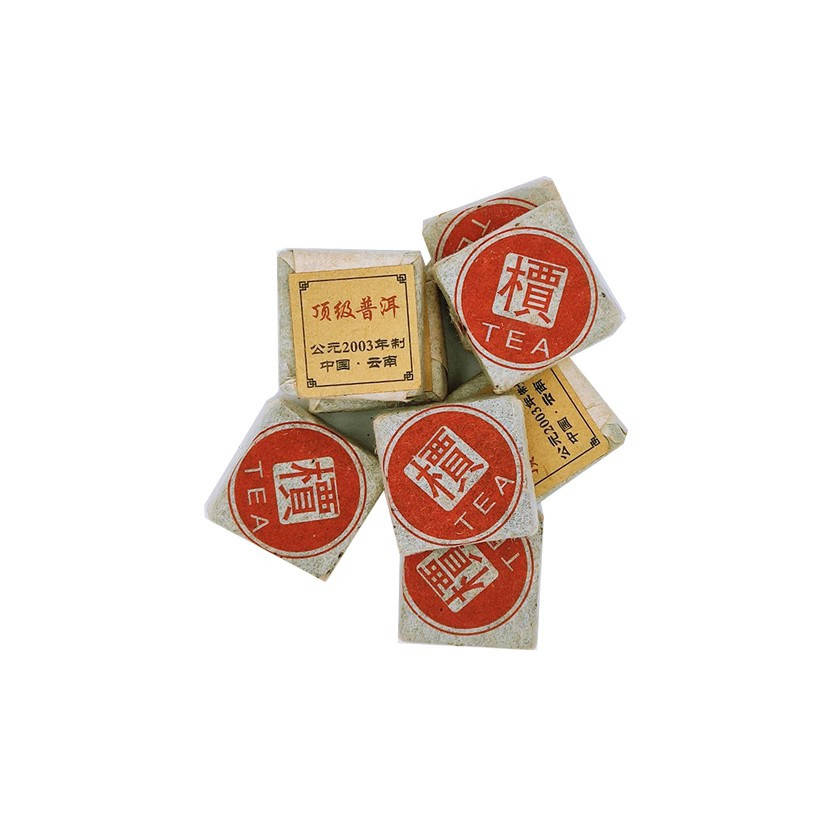 

Шу Пуэр Прессованный Кубик в Пергаменте 2003 - 1 шт