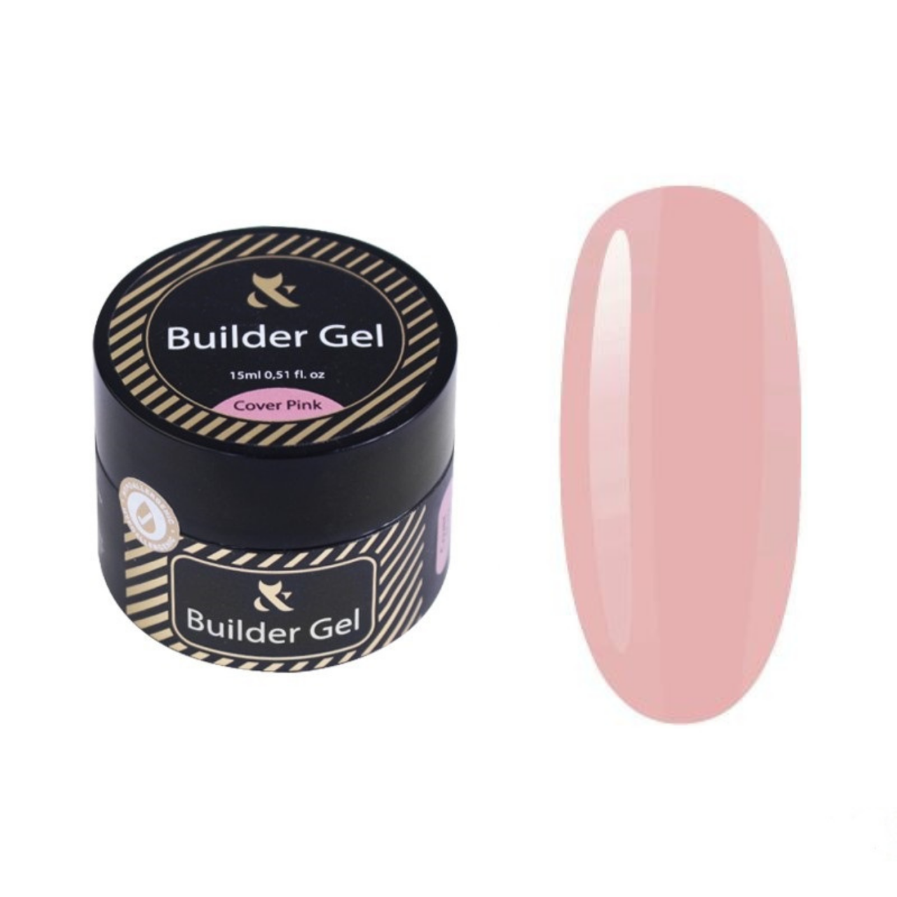 

Гель для ногтей FOX Builder Gel Cover Pink 15 мл (17682Gu)
