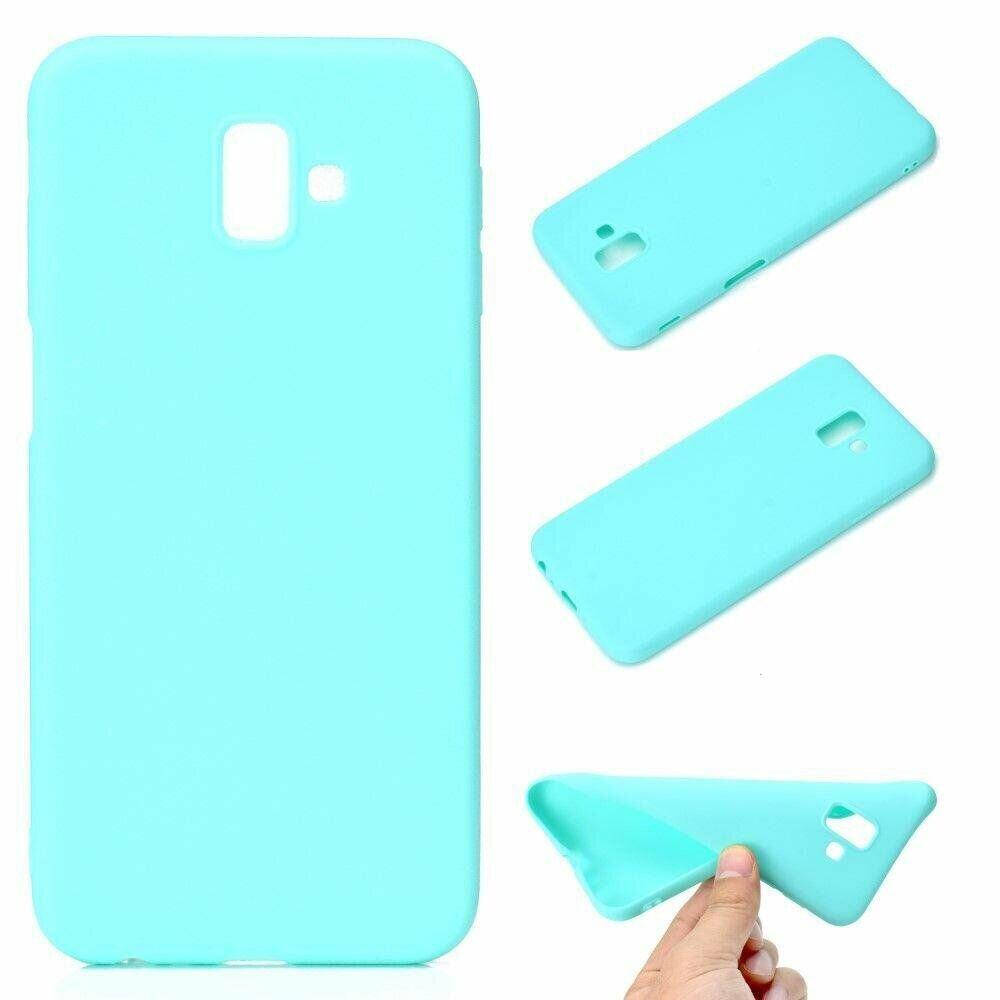 

Чехол Candy Silicone для Samsung Galaxy J6 Plus цвет Бирюзовый, Зелёный