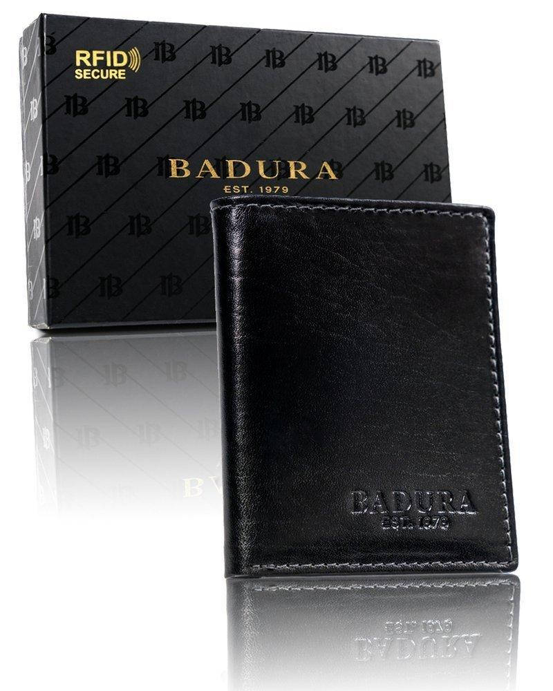 

Кошелек мужской кожаный Badura B-TW-01-MIL nero, Черный