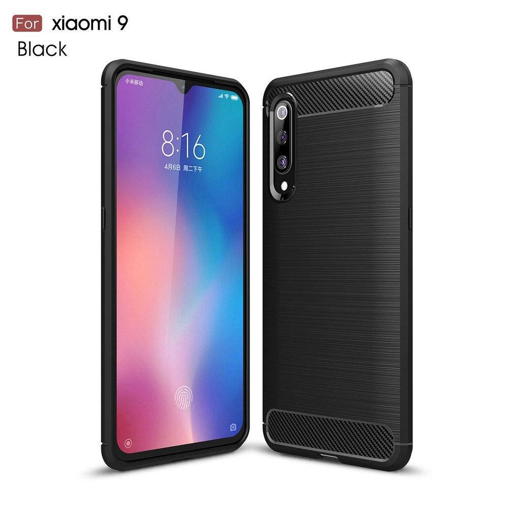 

Противоударный чехол для Xiaomi Mi9 Черный бампер