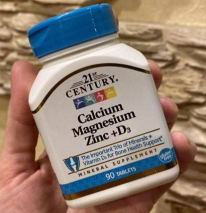 

Кальций магний цинк Д3 21st Century Calcium Magnesium Zinc + D3 90 таблеток