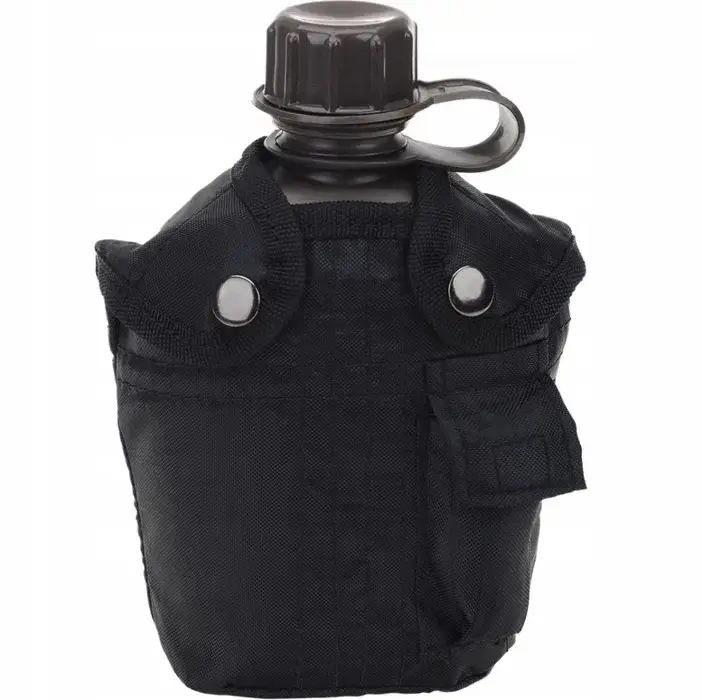 

Військова пляшка 1 L з чохлом Black