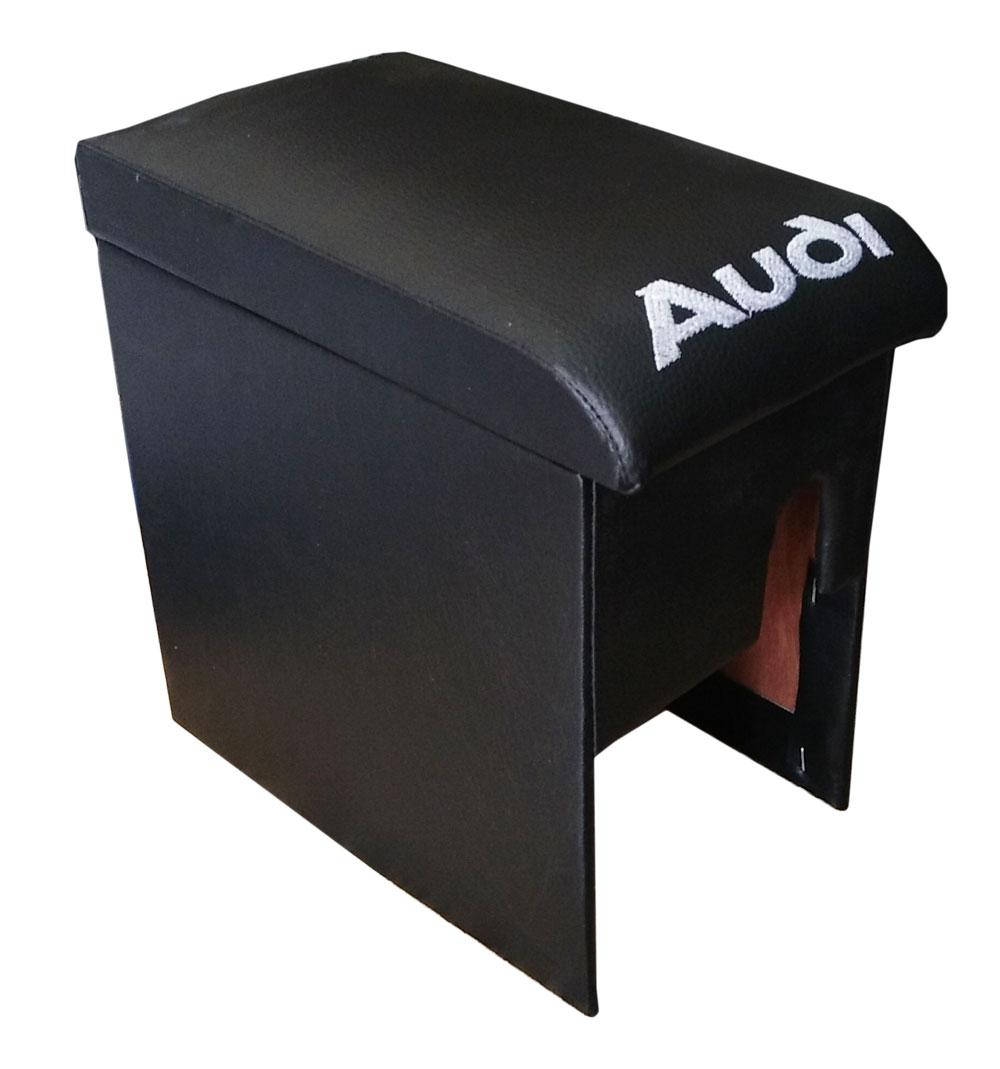 

Подлокотник Audi 80, 100 с вышивкой черный