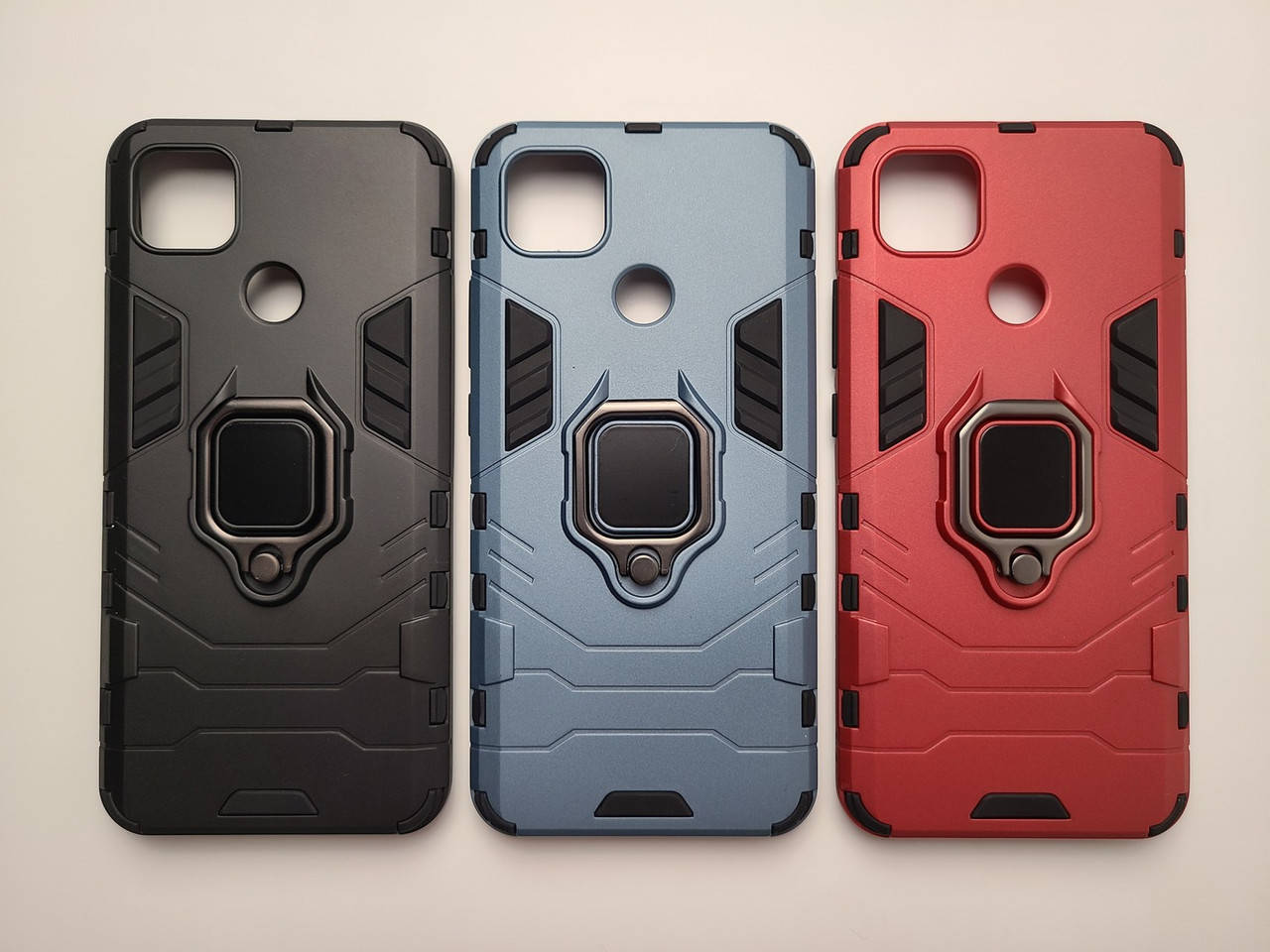 

Противоударный чехол Iron Ring для Xiaomi Redmi 9C, Разные цвета