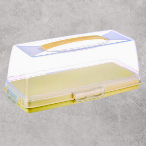 

Высокая тортовница пластиковая для выпечки с крышкой на защёлках, Емкость для торта Dunya plastik 30309, Разные цвета