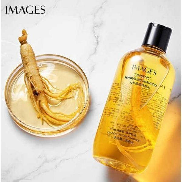 

Смягчающий шампунь для волос Images Ginseng с корнем и экстрактом женьшеня 500 мл