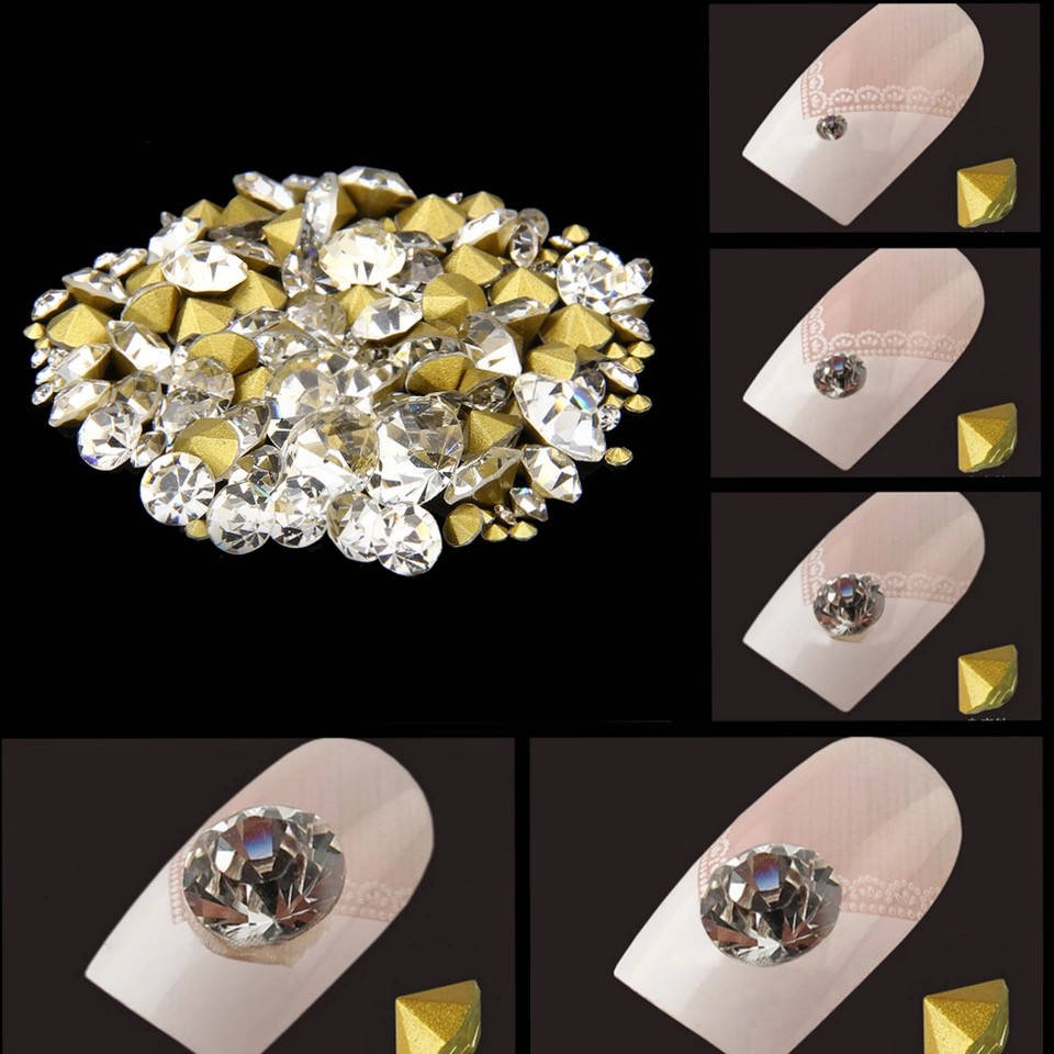 

Конусные стразы, цвет Crystal, размер на выбор*1 шт ss10(2.8mm)