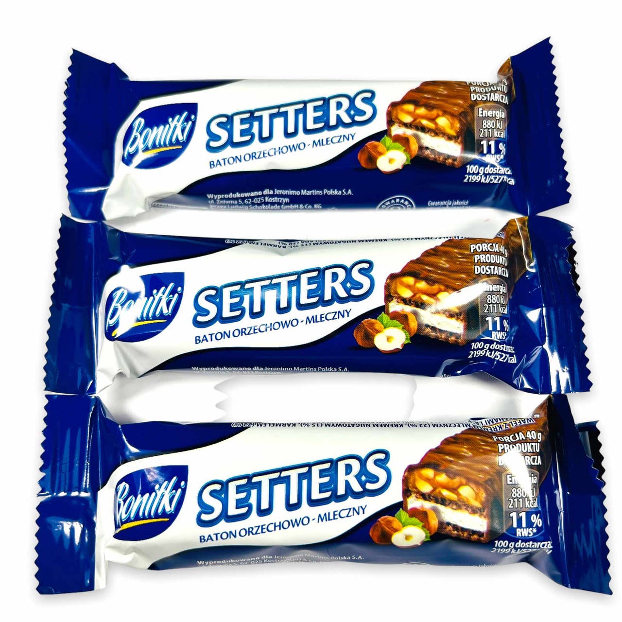 

Батончик орехово-молочный Bonitki Setters baton orzechowo mleczny 40г Польша