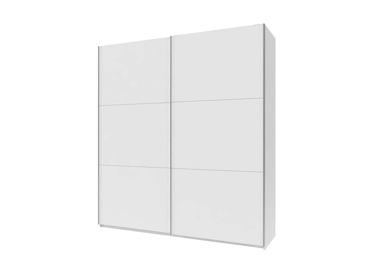 

Шкаф купе G-Caiser Doros Белый / Белый 2 ДСП 220х60х240 (210000)