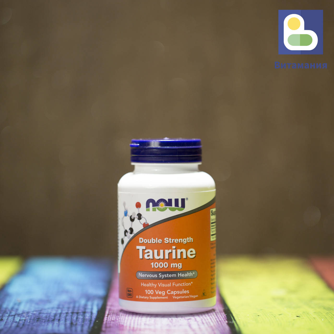 

Таурин, Taurine, Now Foods, 1000 мг, 100 капсул
