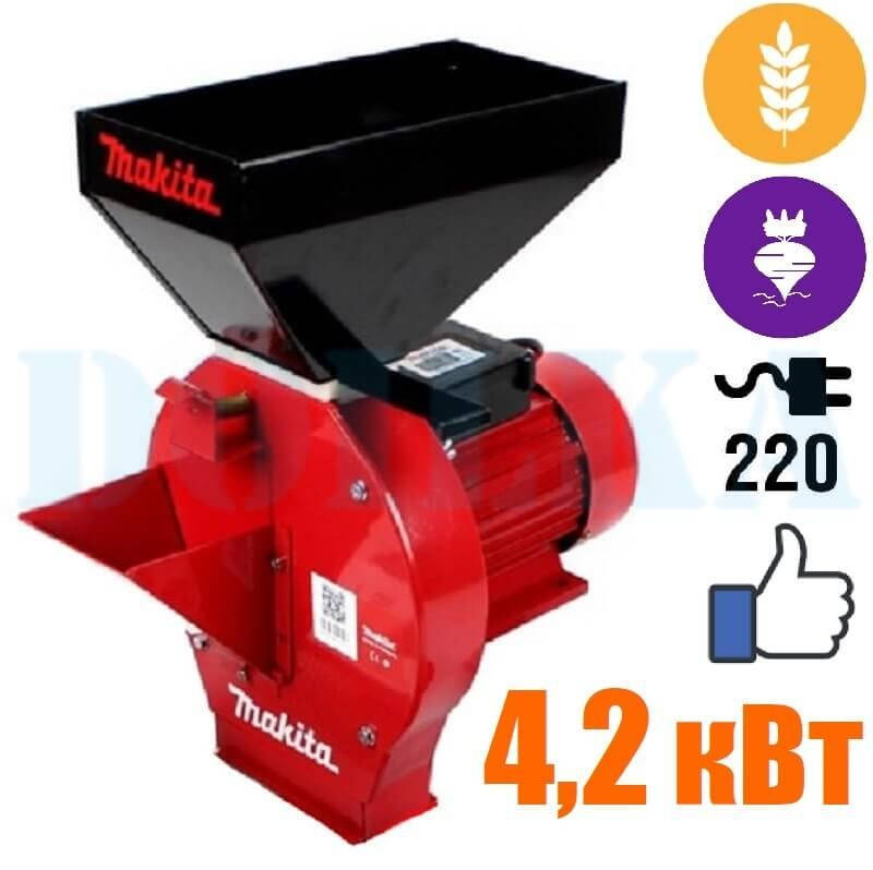 

Корморезка- зернодробилка Makita EFS 4200 (4,2 кВт, зерно, корнеплоды)