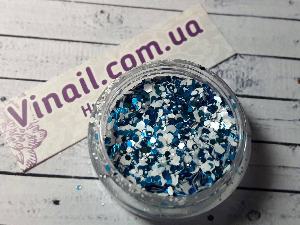 

Декор для ногтей в баночке "Пайетки" №1374