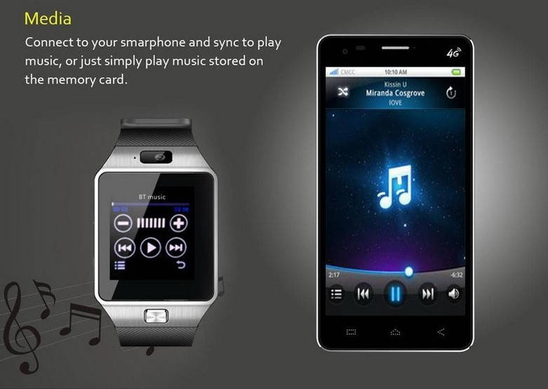 

Часы смарт Smart Watch Phone DZ09