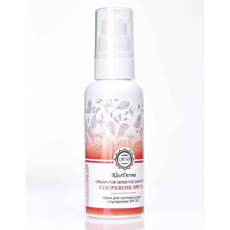 

Крем для чувствительной кожи с куперозом СПФ 20 Cream for sensitive couperose skin SPF 20, 60 мл