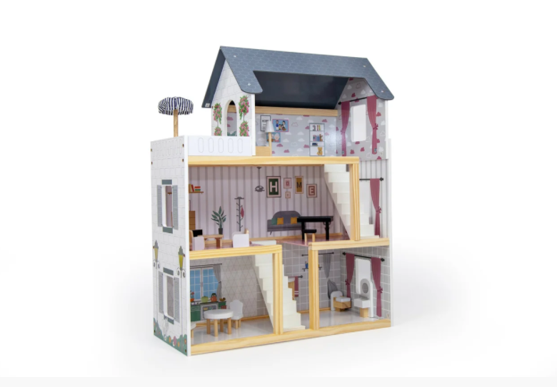 

Кукольный домик игровой AVKO Вилла Толедо + 2 куклы