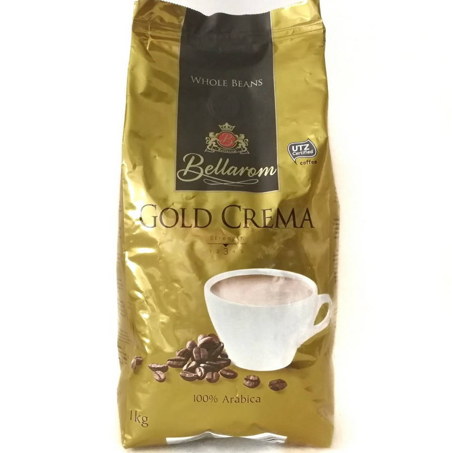 

Кава Крему зерно Gold Crema 100% Arabica 1кг, Bellarom