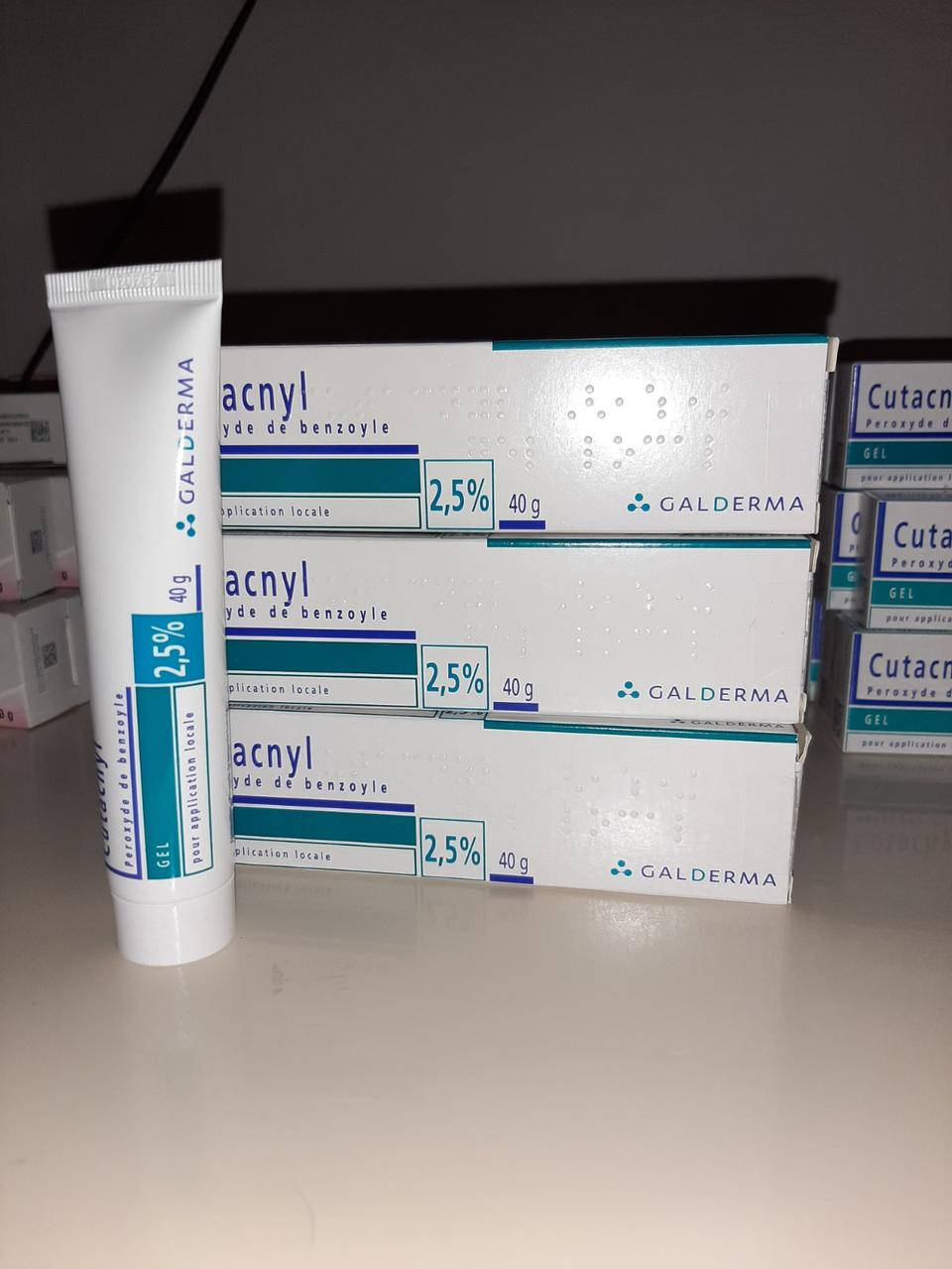 

Кутакнил гель 2,5% Cutacnyl Gel (Benzac AC) 40г. Срок до 08.2023
