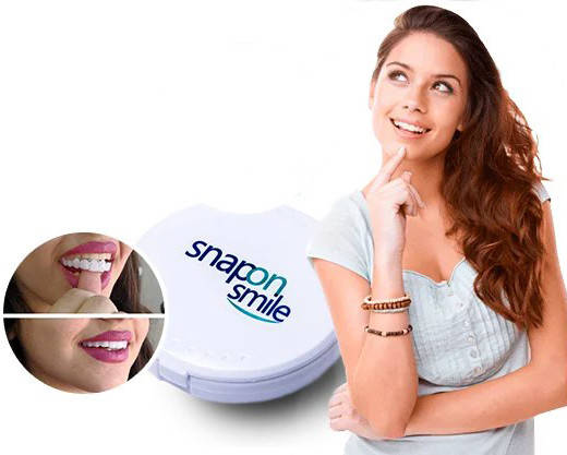 

Съемные виниры для зубов Snap On Smile с кейсом