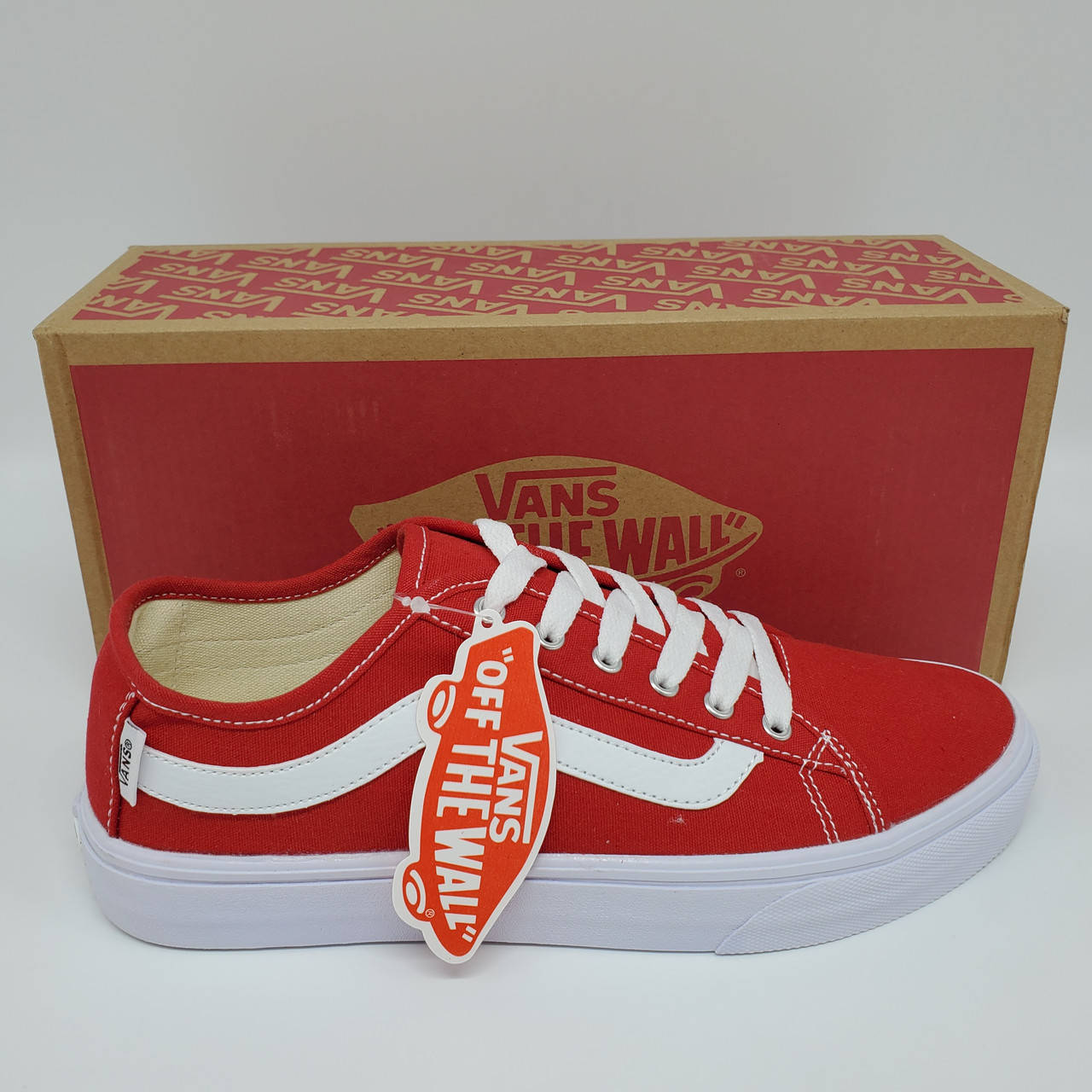 

Кеды мужские красные Vans. 42(26.7см), Красный