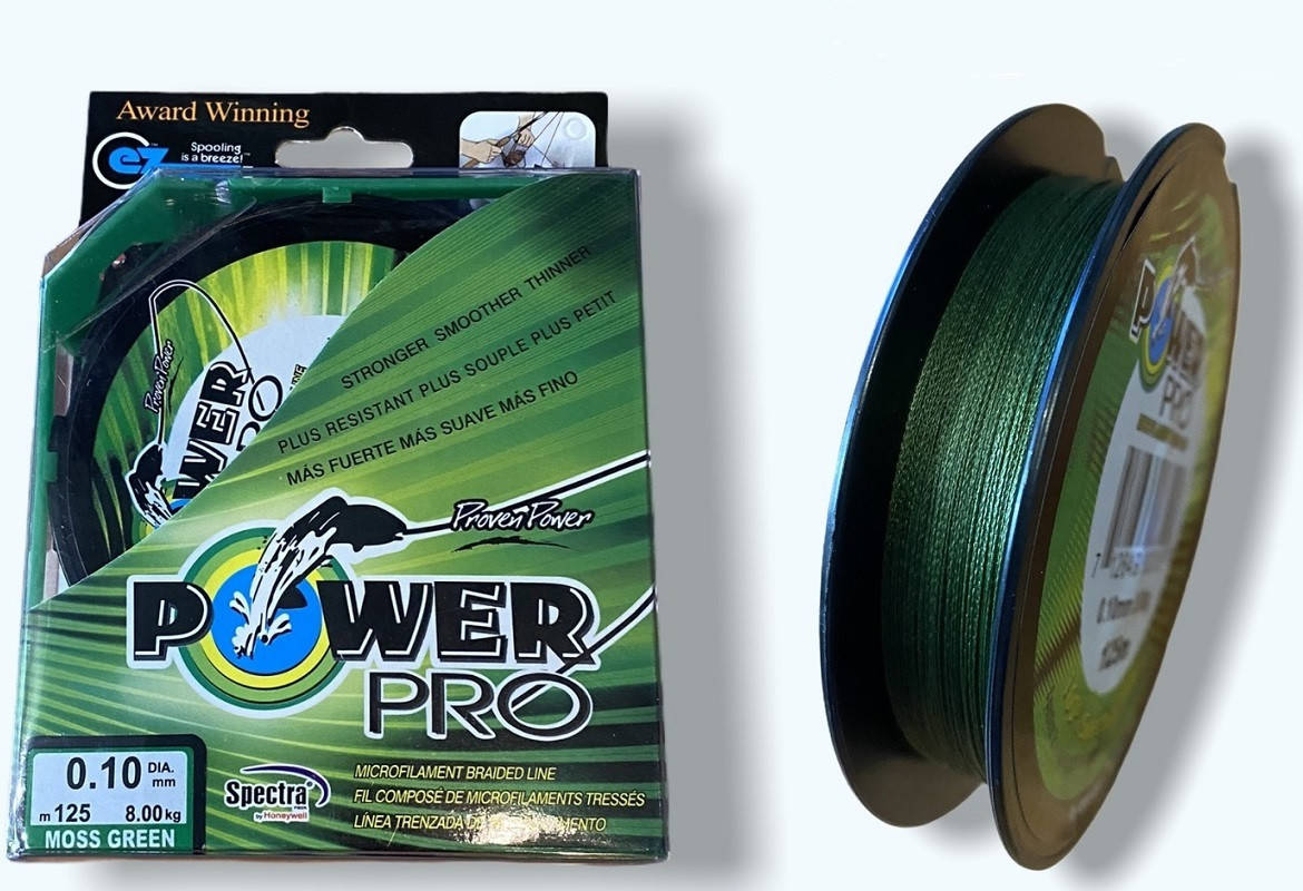 

Рыболовный шнур POWER PRO 125 метров 4X 0.16, Зелёный
