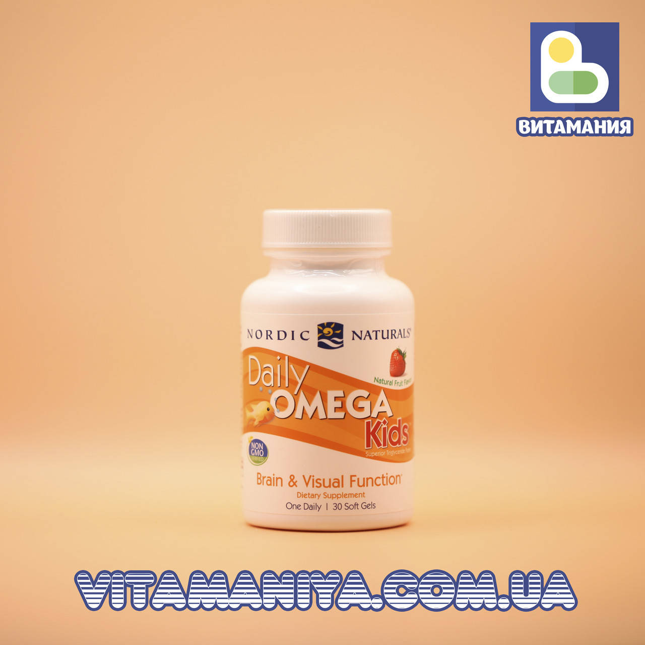 

Рыбий жир для детей (ягоды), Daily Omega Kids, Nordic Naturals, 500 мг, 30 капсул