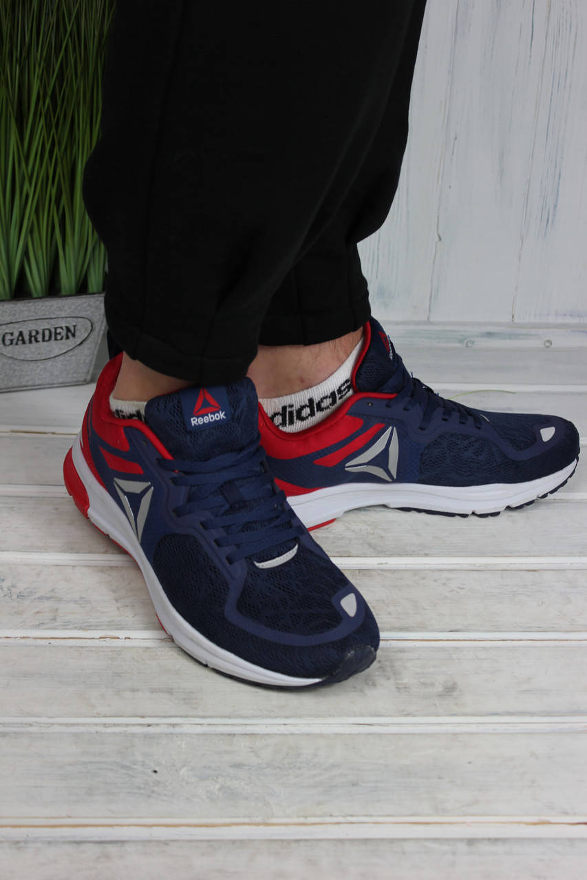

Кроссовки мужские Reebok Distance 2.0 синие с красным 42