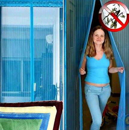 

Дверная антимоскитная сетка на магнитах 210х100 см