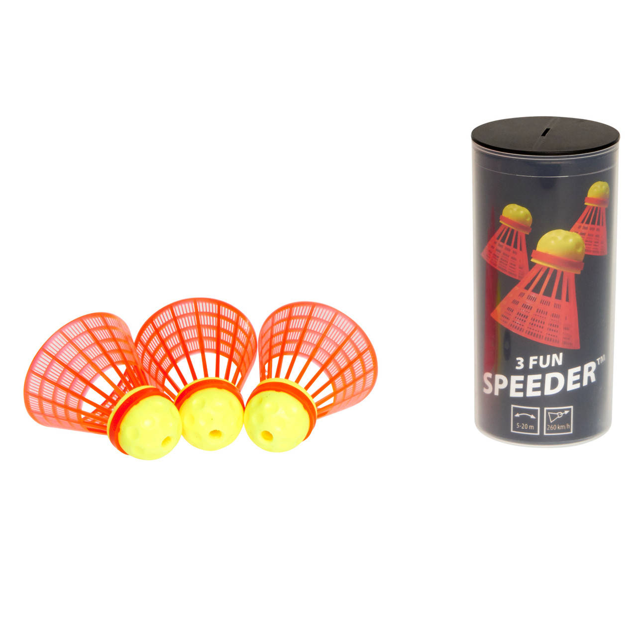 

Набор воланов для спидминтона Speedminton Tube Fun (3 шт) (400221)