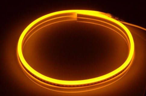 

Светодиодная LED лента гибкий неон LED NEON FLEX LY лимонно-жёлтая 220В 220V