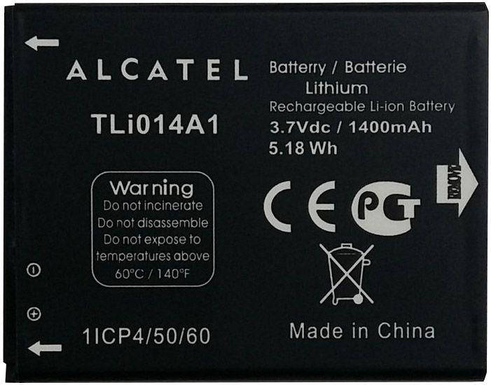 

Аккумулятор Alcatel One Touch Pixi 3 (4.5) 3G 4027 (1400 mAh) 12 мес. гарантии