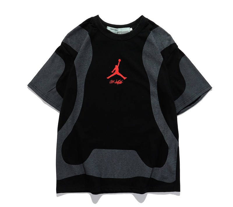 

Футболка Off white x Jordan чёрная (офф вайт джордан мужская женская)