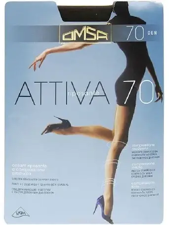 

Колготки женские OMSA ATTIVA 70 den черный