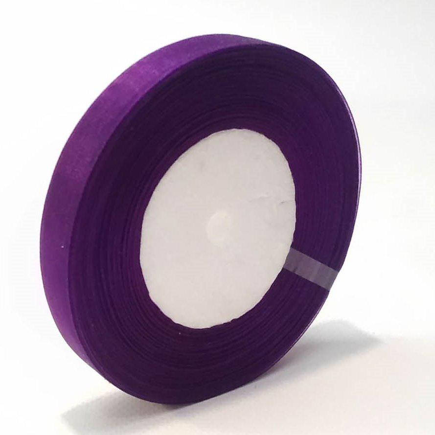 

Лента органза 1,6 см фиолетовый 50 ярд.