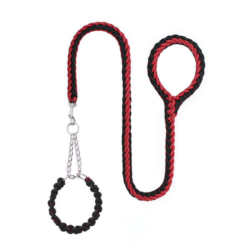 

Ошейник Taotaopets 152217 Black+Red с поводком для собак контроллер 115*1.5 см
