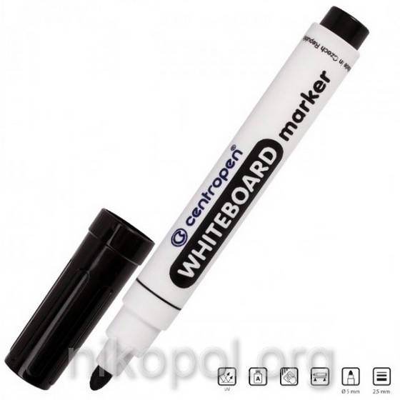 

Маркер для доски Centropen 8559 черный