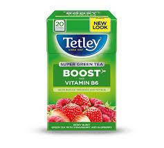 

Tetley Super Green Tea Boost Berry Burst